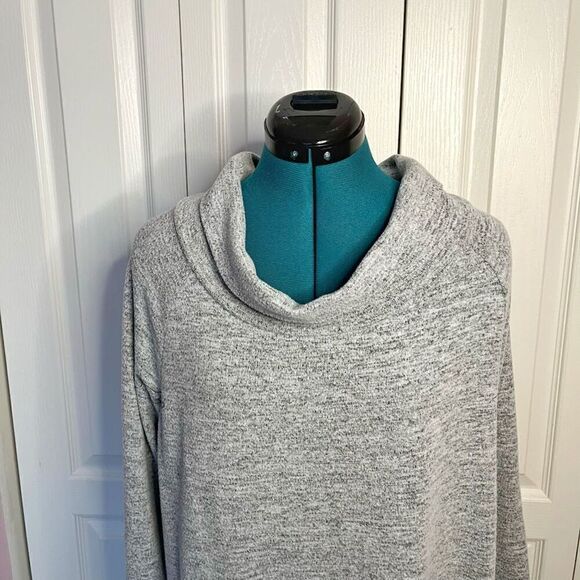 Soft Surrounding Brianne Sweater Cowl Neck Long Sleeve Patch Pocket Dress - Picture 4 of 14